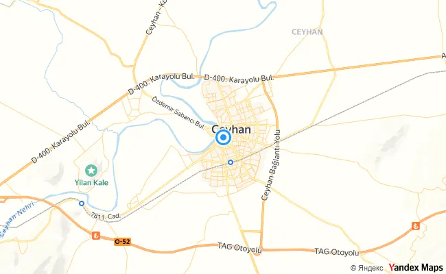 Ceyhan Adana konum haritası