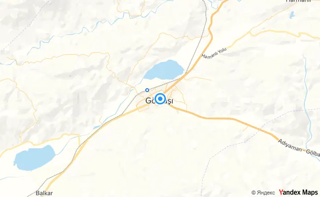Gölbaşı Adıyaman konum haritası