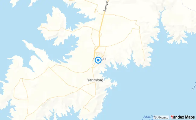 Samsat Adıyaman konum haritası