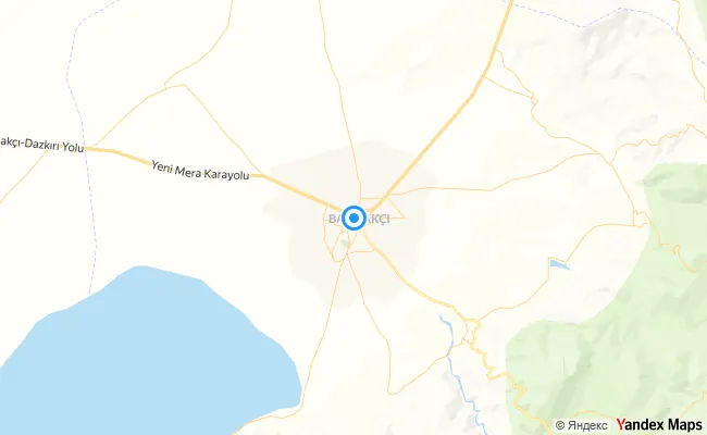 Başmakçı Afyonkarahisar konum haritası