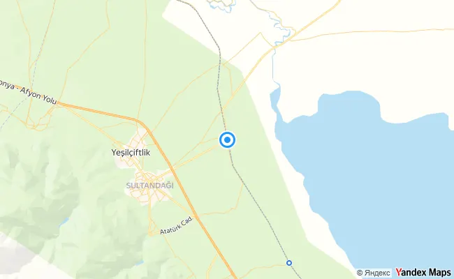 Sultandağı Afyonkarahisar konum haritası
