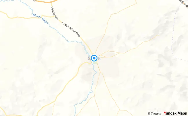 Diyadin Ağrı konum haritası