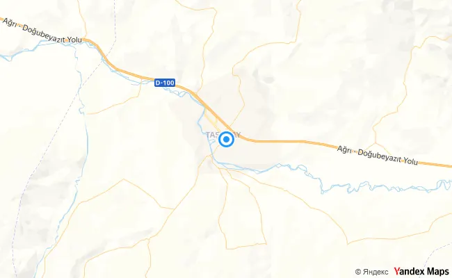 Taşlıçay Ağrı konum haritası
