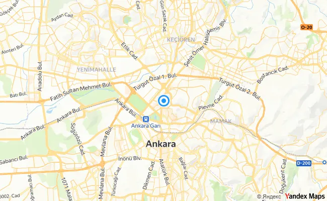 Altındağ Ankara konum haritası