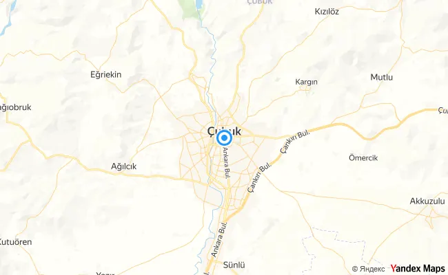 Çubuk Ankara konum haritası
