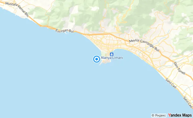 Alanya Antalya konum haritası