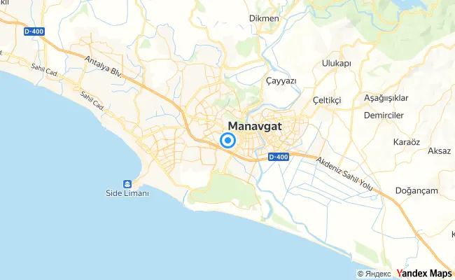 Manavgat Antalya konum haritası