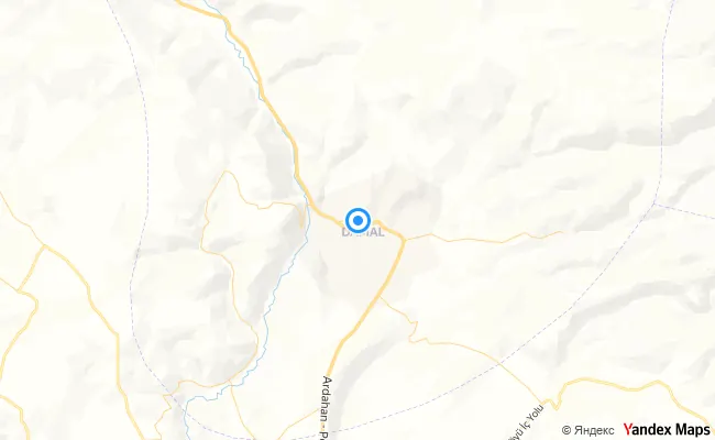 Damal Ardahan konum haritası