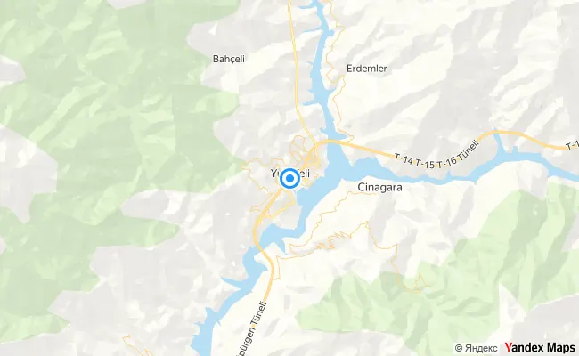Yusufeli Artvin konum haritası