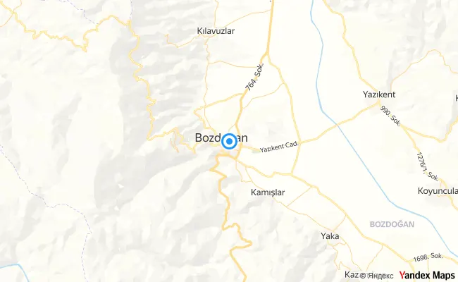 Bozdoğan Aydın konum haritası