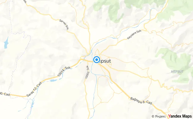 Kepsut Balıkesir konum haritası