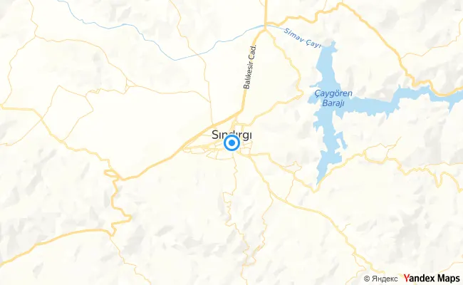 Sındırgı Balıkesir konum haritası