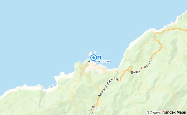 Amasra Bartın konum haritası