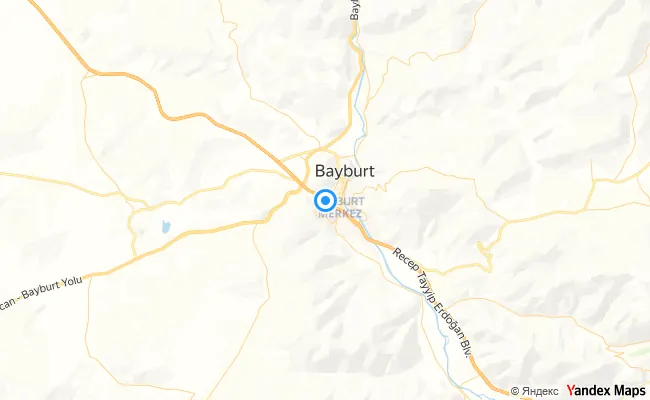 Merkez Bayburt konum haritası