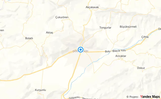 Gölpazarı Bilecik konum haritası