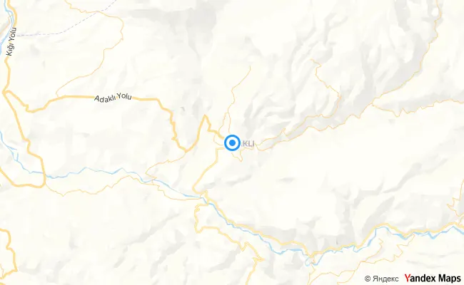Adaklı Bingöl konum haritası