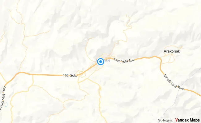 Solhan Bingöl konum haritası