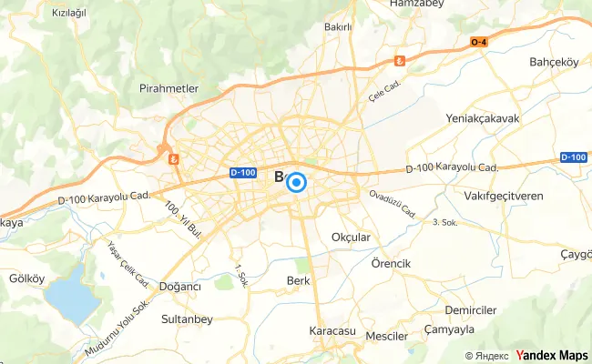 Merkez Bolu konum haritası