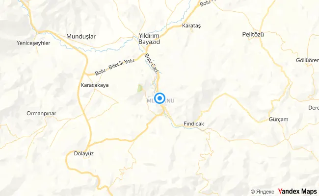 Mudurnu Bolu konum haritası