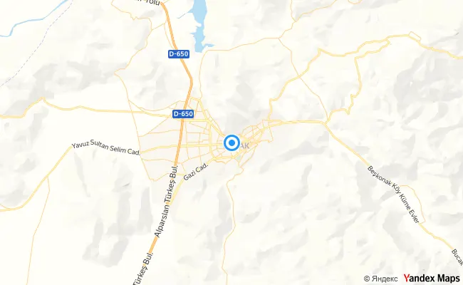 Bucak Burdur konum haritası