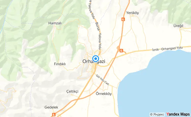 Orhangazi Bursa konum haritası