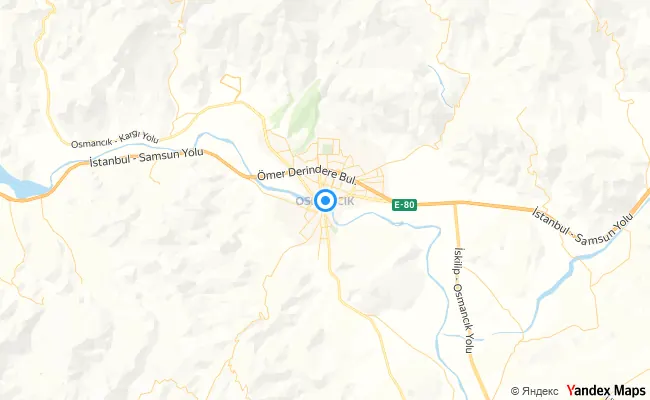 Osmancık Çorum konum haritası