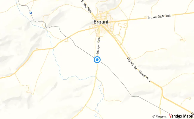 Ergani Diyarbakır konum haritası