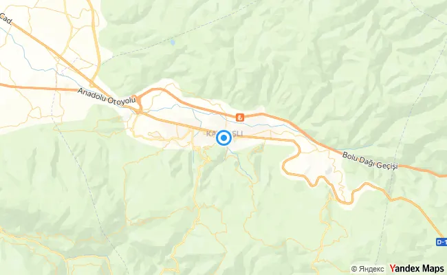 Kaynaşlı Düzce konum haritası