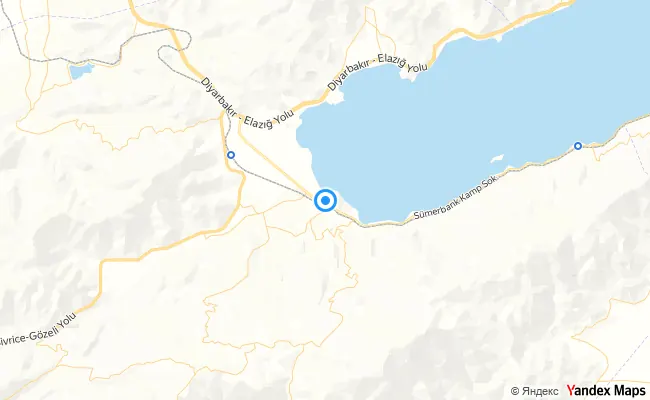 Sivrice Elazığ konum haritası