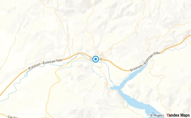 Tercan Erzincan konum haritası