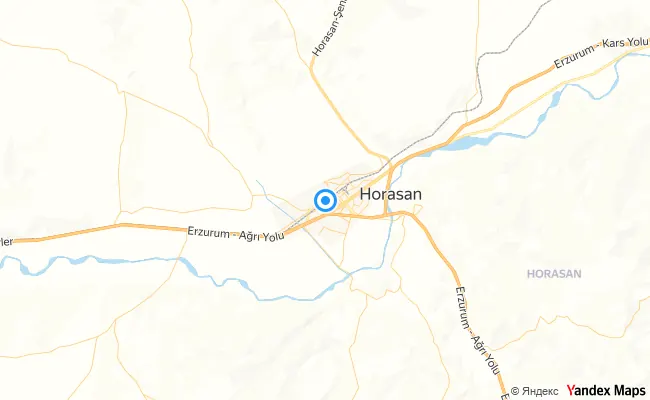 Horasan Erzurum konum haritası