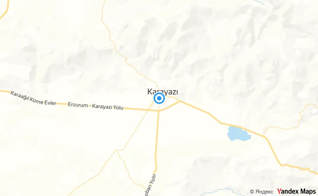 Karayazı Erzurum konum haritası