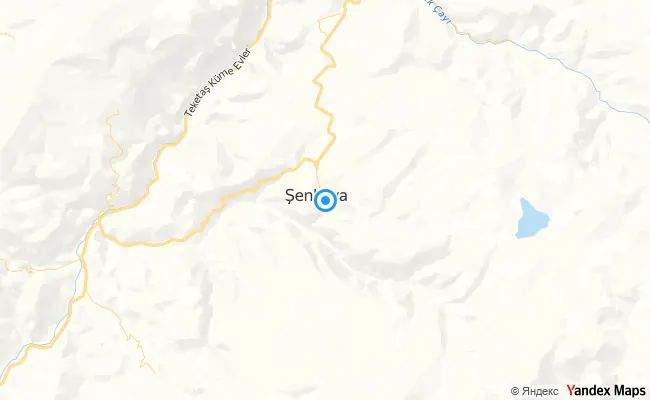 Şenkaya Erzurum konum haritası