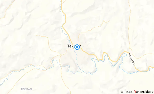 Tekman Erzurum konum haritası