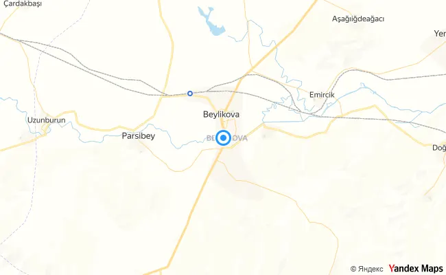 Beylikova Eskişehir konum haritası