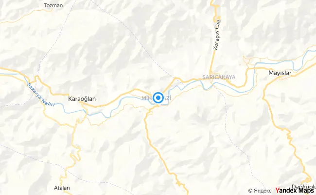 Mihalgazi Eskişehir konum haritası