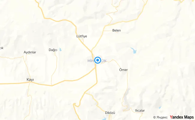 Mihalıççık Eskişehir konum haritası