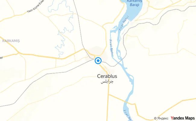 Karkamış Gaziantep konum haritası