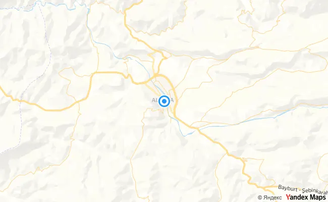 Alucra Giresun konum haritası