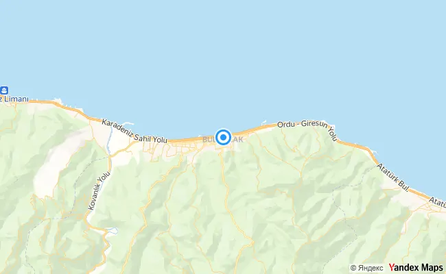 Bulancak Giresun konum haritası