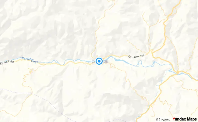 Çamoluk Giresun konum haritası