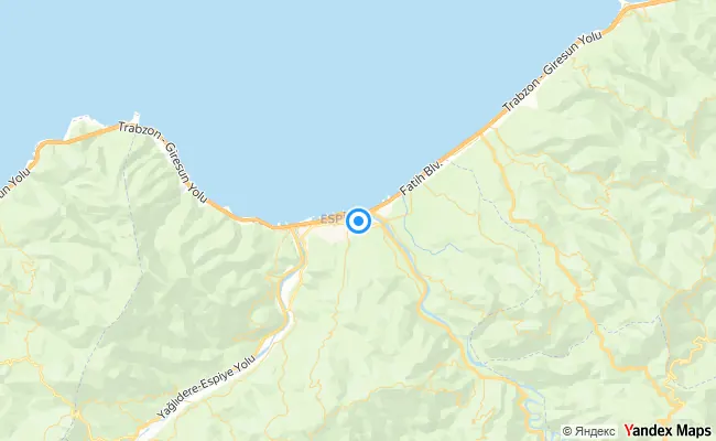 Espiye Giresun konum haritası