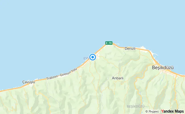 Eynesil Giresun konum haritası