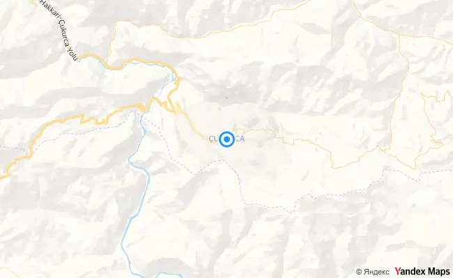 Çukurca Hakkari konum haritası
