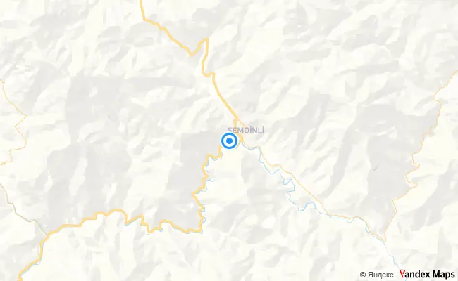 Şemdinli Hakkari konum haritası