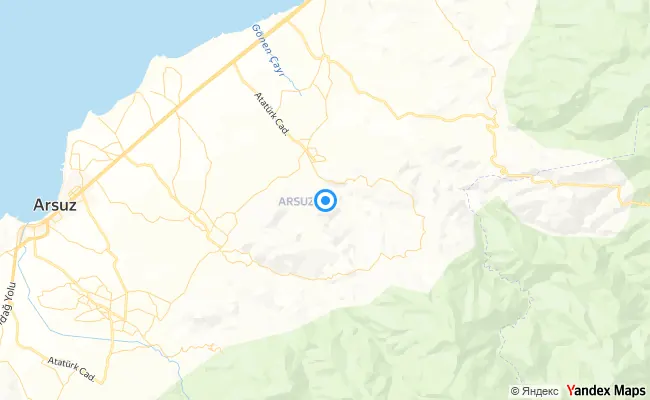 Arsuz Hatay konum haritası