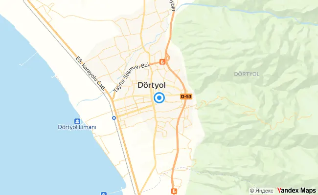 Dörtyol Hatay konum haritası