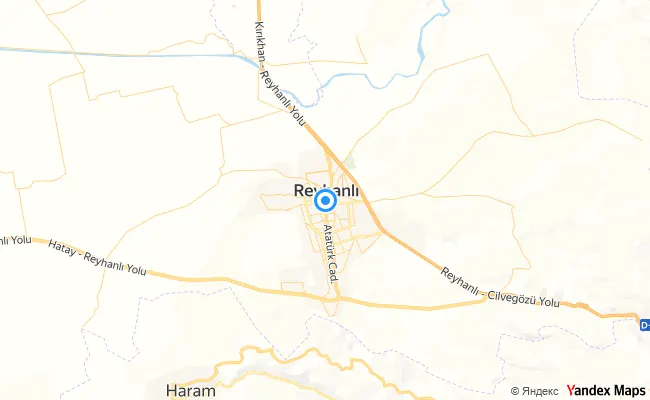 Reyhanlı Hatay konum haritası
