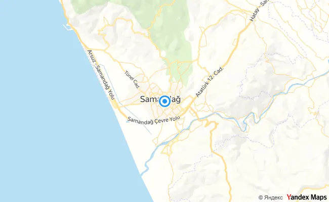 Samandağ Hatay konum haritası