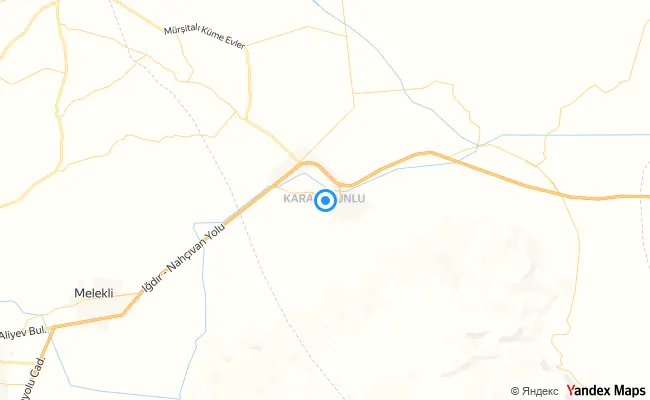 Karakoyunlu Iğdır konum haritası